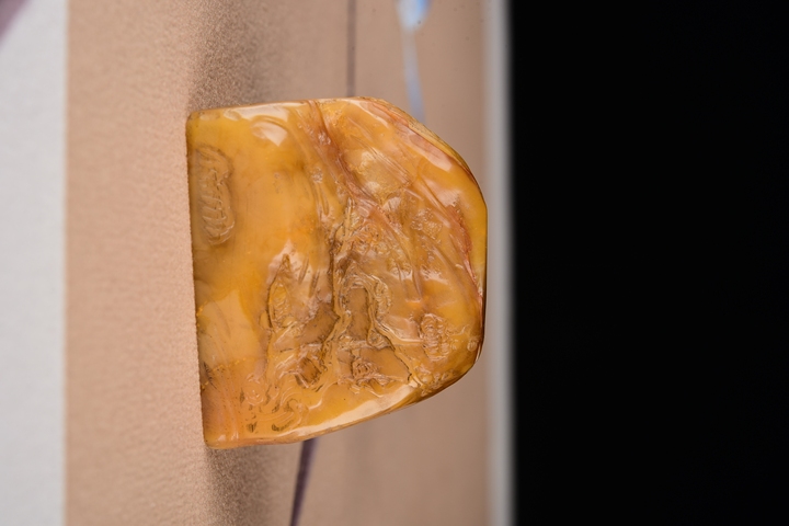 古玩雜項壽山田黃石印章真品鑒賞圖