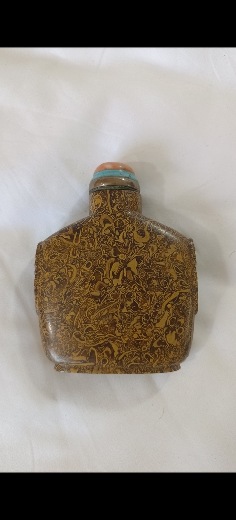 古玩玉器琉璃鼻煙壺真品鑒賞圖