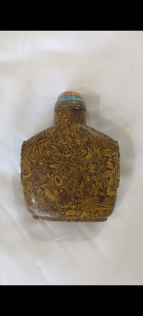 古玩玉器琉璃鼻煙壺真品鑒賞圖