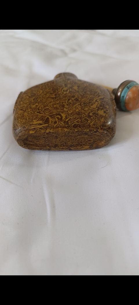 古玩玉器琉璃鼻煙壺真品鑒賞圖