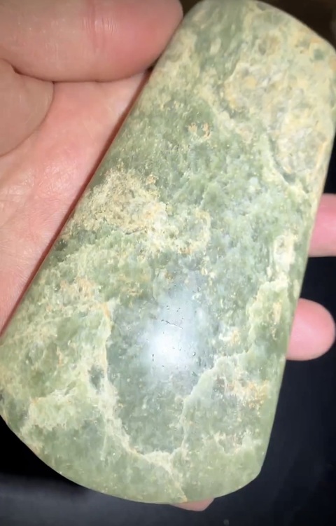 古玩玉器文化期玉斧真品鑒賞圖