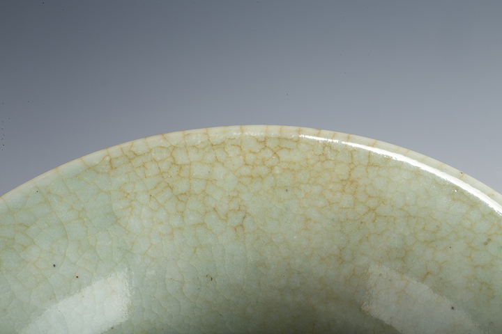 古玩陶瓷清晚·郎窯紅釉撇口尊真品鑒賞圖