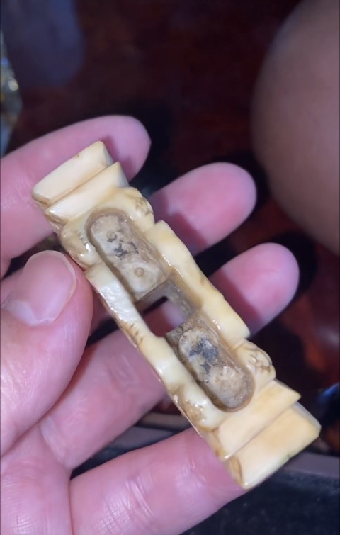 古玩雜項虬角真品鑒賞圖