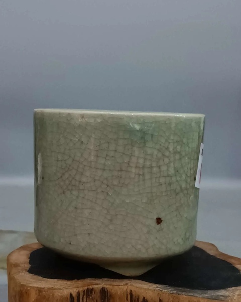 古玩陶瓷冬青釉香爐真品鑒賞圖