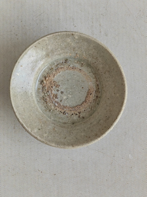 古玩陶瓷青釉盤真品鑒賞圖