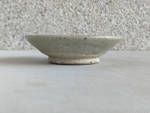 古玩陶瓷青釉盤真品鑒賞圖