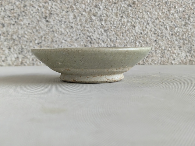 古玩陶瓷青釉盤真品鑒賞圖