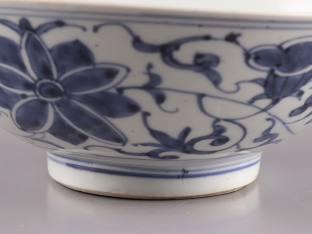 古玩陶瓷青花花卉紋碗拍賣,當前價格15888元