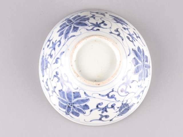 古玩陶瓷青花花卉紋碗拍賣,當前價格15888元