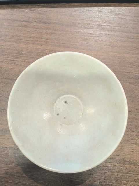 古玩陶瓷青白釉斗笠碗真品鑒賞圖