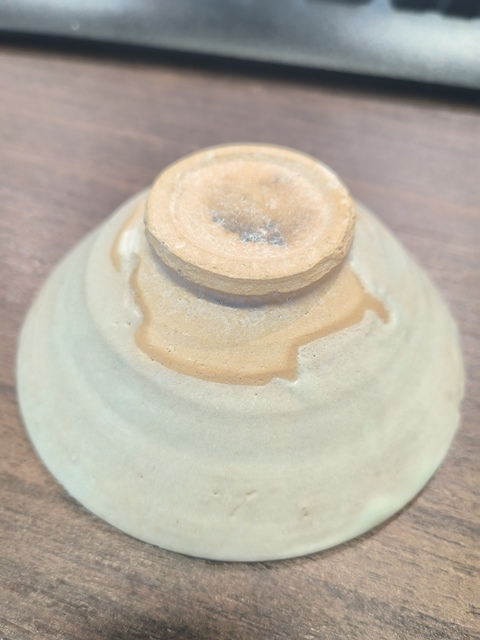 古玩陶瓷青白釉斗笠碗真品鑒賞圖