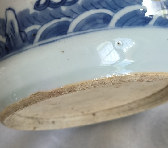 古玩陶瓷青花龍紋爐真品鑒賞圖