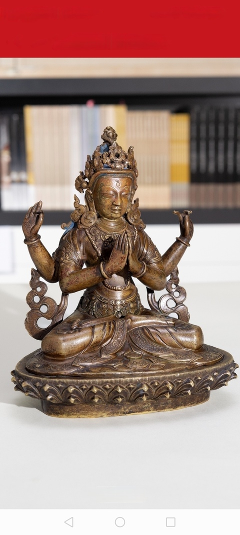 古玩銅器造像真品鑒賞圖
