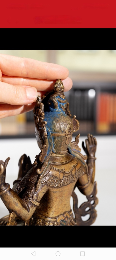 古玩銅器造像真品鑒賞圖