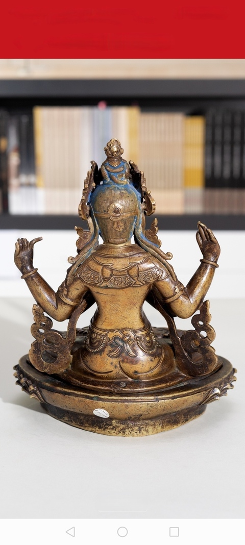 古玩銅器造像真品鑒賞圖