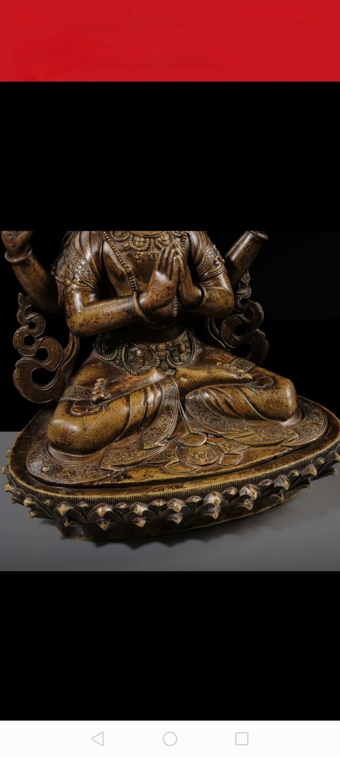 古玩銅器造像真品鑒賞圖