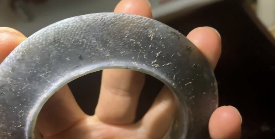 古玩玉器有領璧真品鑒賞圖