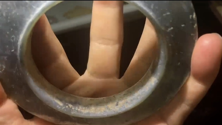 古玩玉器有領璧真品鑒賞圖