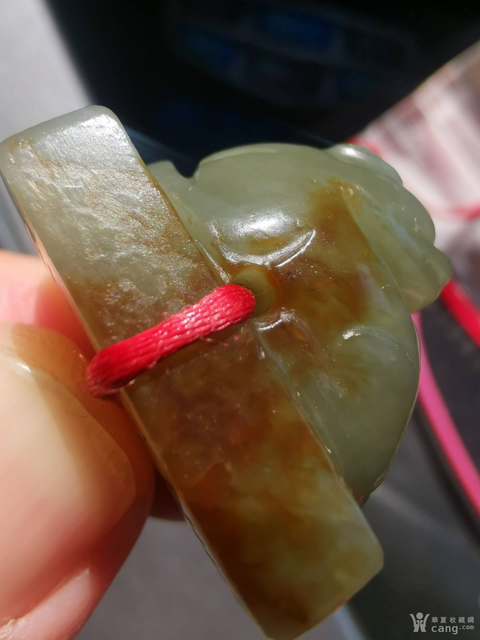 古玩玉器清代獸鈕玉印真品鑒賞圖