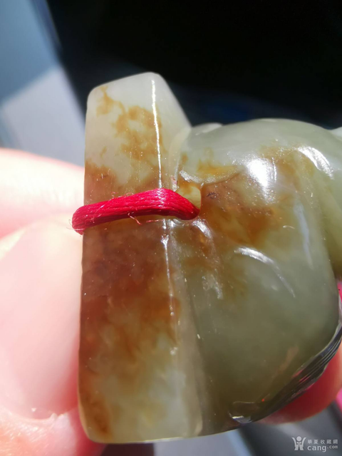 古玩玉器清代獸鈕玉印真品鑒賞圖