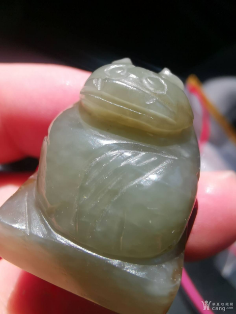 古玩玉器清代獸鈕玉印真品鑒賞圖