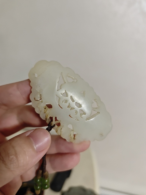 古玩玉器和田玉佩真品鑒賞圖