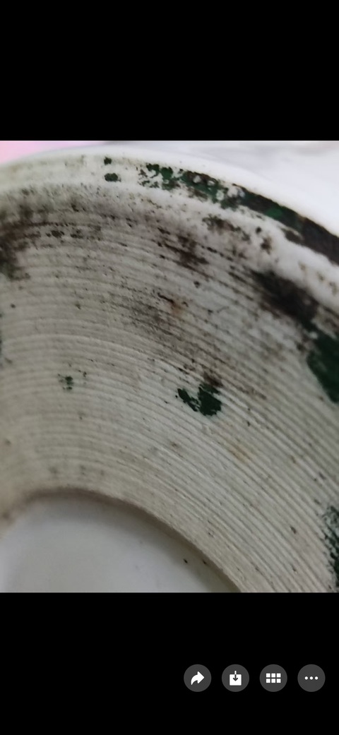 古玩陶瓷仕女紋新粉彩玉璧底帽筒真品鑒賞圖