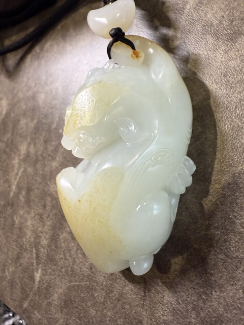 古玩玉器白玉貔貅真品鑒賞圖
