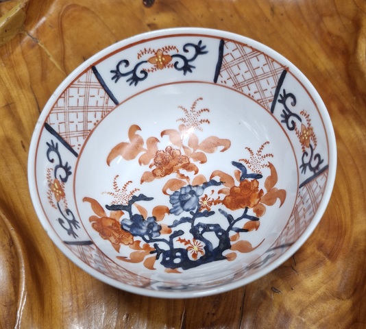 古玩陶瓷青花礬紅碗真品鑒賞圖