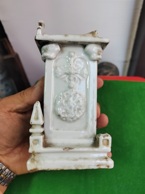 古玩陶瓷清代白釉器真品鑒賞圖