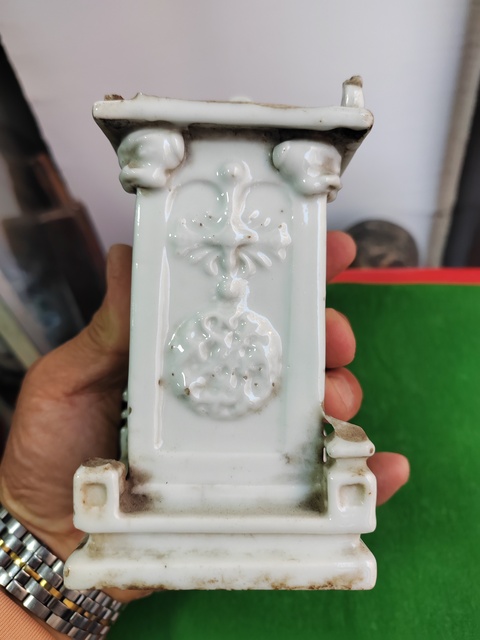 古玩陶瓷清代白釉器真品鑒賞圖