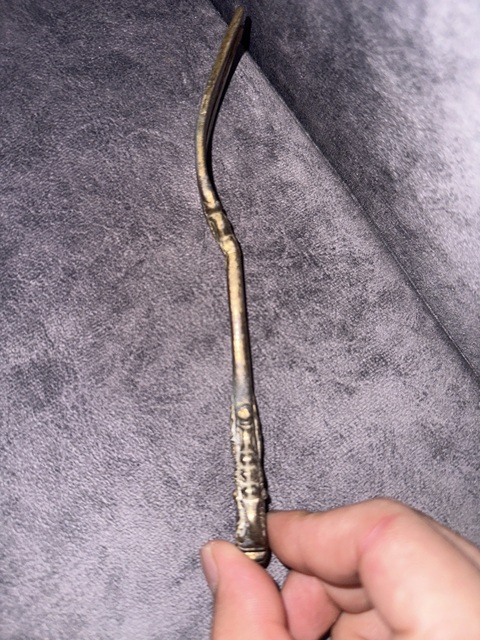 古玩雜項(xiàng)銀叉真品鑒賞圖