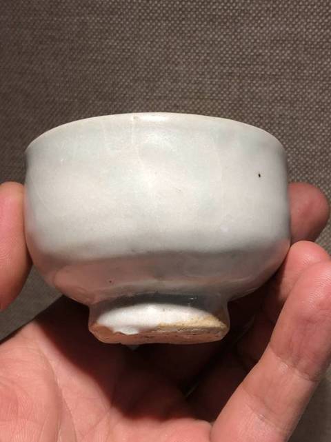古玩陶瓷白釉杯真品鑒賞圖