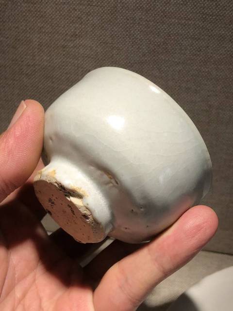 古玩陶瓷白釉杯真品鑒賞圖