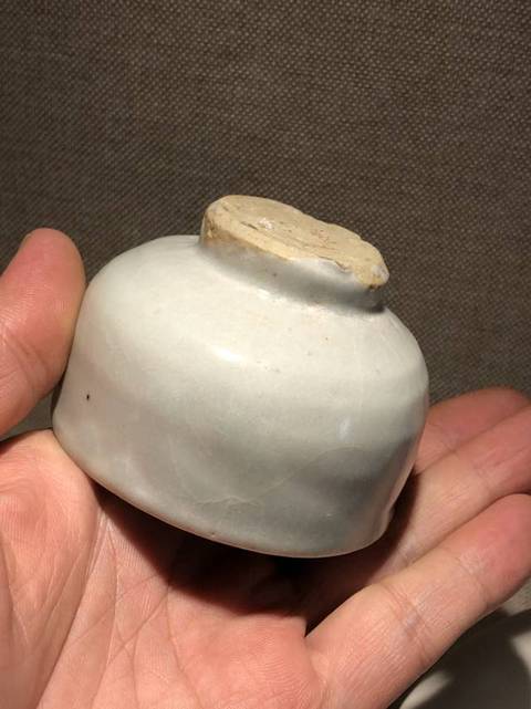 古玩陶瓷白釉杯真品鑒賞圖