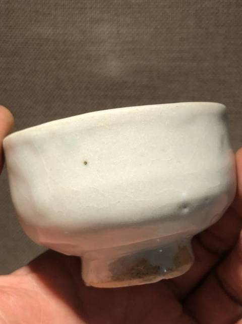 古玩陶瓷白釉杯真品鑒賞圖