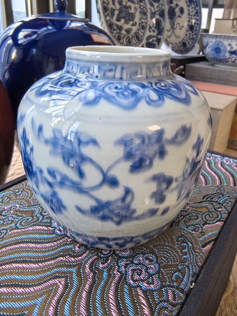古玩陶瓷青花罐 真品鑒賞圖