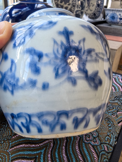 古玩陶瓷青花罐 真品鑒賞圖