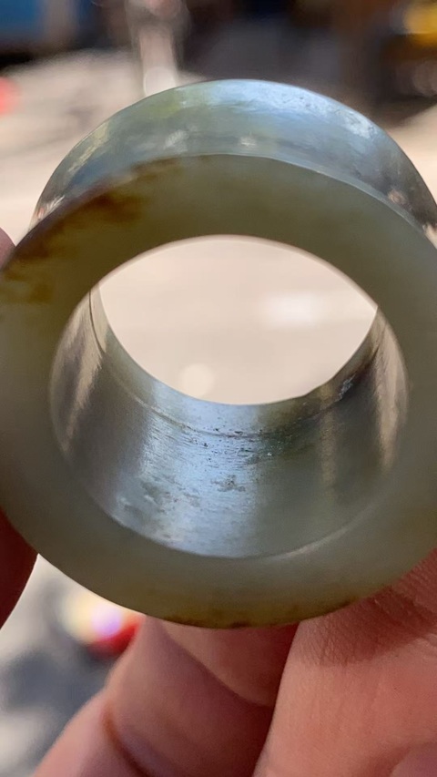 古玩玉器扳指真品鑒賞圖