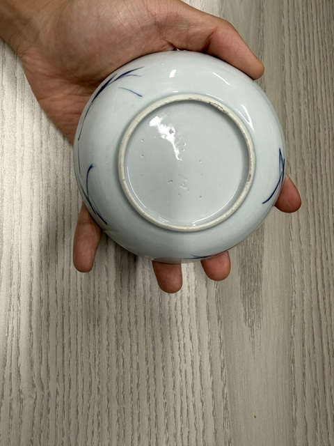 古玩陶瓷康熙青花小碟真品鑒賞圖