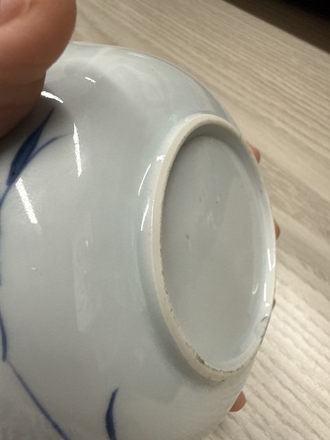 古玩陶瓷康熙青花小碟真品鑒賞圖