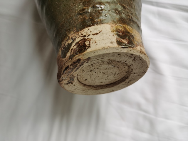 古玩陶瓷茶葉末梅瓶真品鑒賞圖