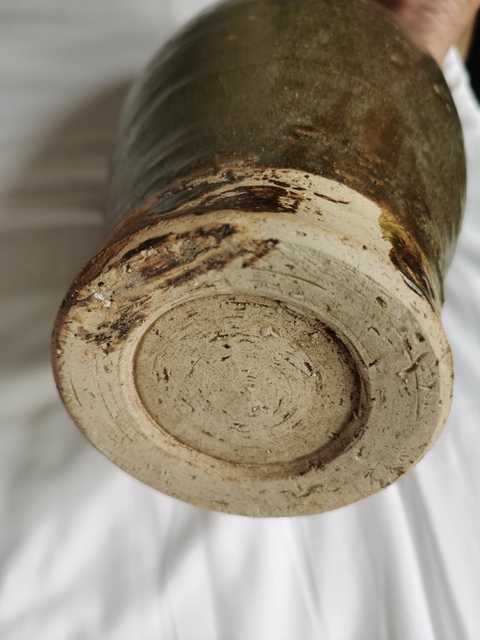 古玩陶瓷茶葉末梅瓶真品鑒賞圖