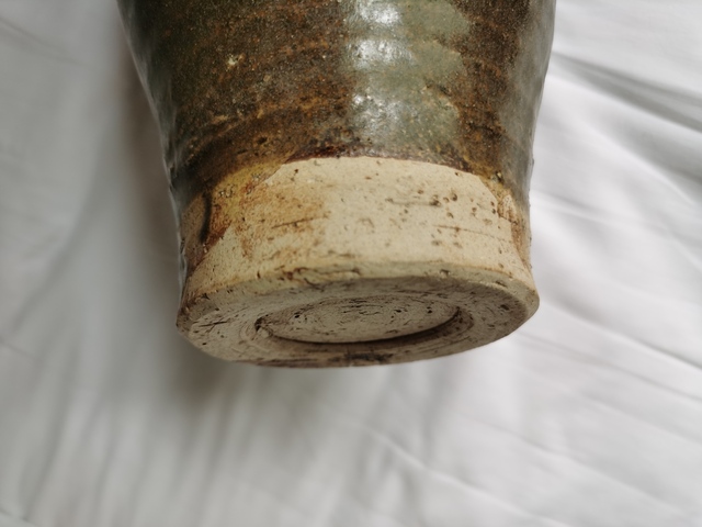 古玩陶瓷茶葉末梅瓶真品鑒賞圖