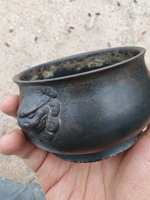 古玩銅器銅爐真品鑒賞圖