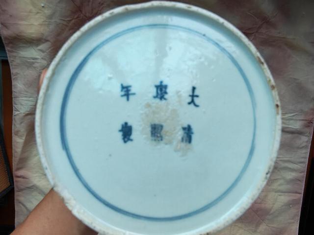 古玩陶瓷釉里紅團龍紋太白尊真品鑒賞圖