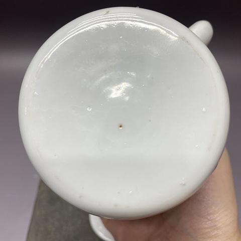 古玩陶瓷無雙譜粉彩提梁壺真品鑒賞圖