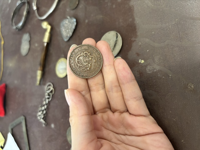 古玩錢幣廣東省造光緒元寶十文真品鑒賞圖