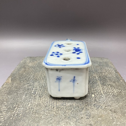 古玩陶瓷青花文房一器多用真品鑒賞圖