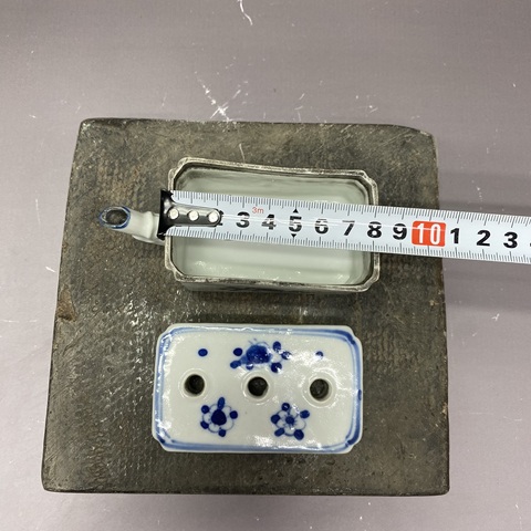 古玩陶瓷青花文房一器多用真品鑒賞圖